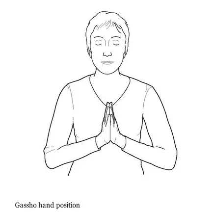 Gassho Hand Position